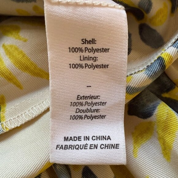 Cinq À Sept Size 4 Multicolor Kerstin Floral Puff Sleeve Ruffle Midi Wrap Dress - Picture 9 of 16